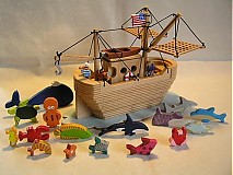 Hračky - Rybárska loď - 1,5x zväčšená skladačka - 1979565