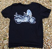 Topy, tričká, tielka - Tričko motorka - Yamaha Dragstar 1100 na objednávku - 1995191
