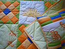 Úžitkový textil - Deka medvede na lúke 2 - 1999335