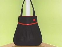 Veľké tašky - Čierno-červená - 2045906