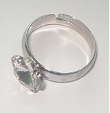 Prstene - Swarovski kvietky - prsteň (Crystal) - 2054750