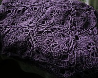 Úžitkový textil - Fialová deka - záloha na materiál - 2083191