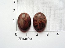 Minerály - Jaspis leopardí 3 - 18x13 mm - 2237515