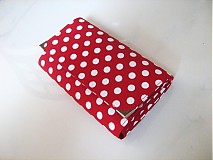 Peňaženky - Red Dots- 17 x 10,5 na karty i fotky - 2239477