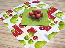 Úžitkový textil - Voní po jablíčkách - sada dvou ubrusů - 2256539