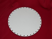 Materiál ručne robený - Spodok kruh na Pedig 15cm - 2265606