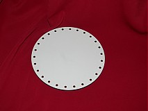 Materiál ručne robený - Spodok kruh na Pedig 12cm - 2265615