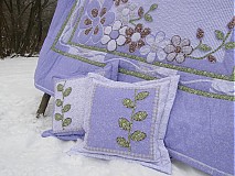 Úžitkový textil - Krajina divých kvetov-vankúše... - 2276030