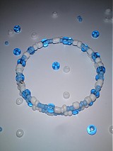 Sady šperkov - Modro-biela sada - 2280330
