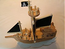 Hračky - Pirátska loď - skladačka - 231317