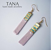 Náušnice - Tana šperky-keramika/zlato - 2383888
