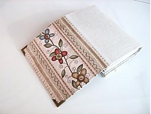 Peňaženky - Knoflíčkové květinky - zipová i na karty - 2392947