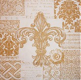 Papier - Fleur de Lis Gold white - Symbol ľalie - 2401903