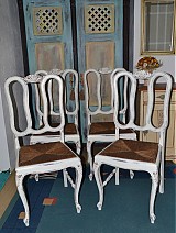 Nábytok - Stoličky Vintage White - 2444925