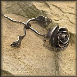 Dekorácie - Kovaná růže z nerez oceli - 2445073