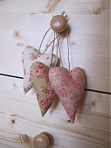 Dekorácie - levanduľové srdiečka premium - 252927