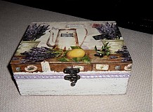 Čajová krabica-levandula