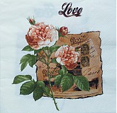 Papier - Love Rose - Ruža - 2548993
