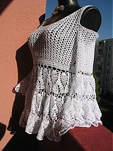 Šaty - Model "Kristin" - háčkované tunikošaty - 2582784