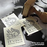 Materiál ručne robený - Veverička: pečiatka 3x4 cm - 2632647