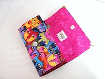Peňaženky - Luxusní barevné čičiny - i na karty 17 cm - 2698120