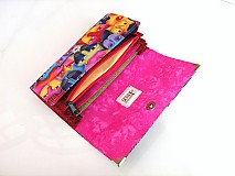 Peňaženky - Luxusní barevné čičiny - i na karty 17 cm - 2698121