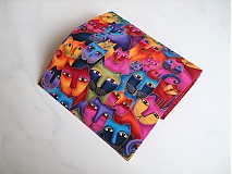 Peňaženky - Luxusní barevné čičiny - i na karty 17 cm - 2698131