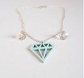 Náhrdelníky - mint diamond - 2731398