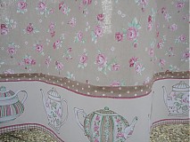 Úžitkový textil - Romantický kuchynský záves - 2732871