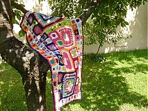 Úžitkový textil - Háčkovaná deka Romanko☺ - 2755871