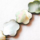 Minerály - dúhové perleťové kvety, 18 mm - 2777919