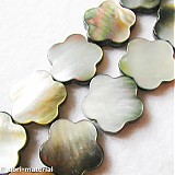 Minerály - dúhové perleťové kvety, 18 mm - 2777920