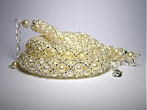 Náhrdelníky - Krémový perličkový náhrdelník - 2791610