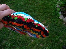Úžitkový textil - Pohodička - okrúhla obliečka na vankúš -sedák - 2794115