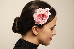 Ozdoby do vlasov - Jemná ružová čelenka by Hogo Fogo - 2800267