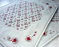 Úžitkový textil - Prestieranie - Ružičky - 2816222