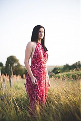 Šaty - Hodvábne kvetované šaty - 2858744
