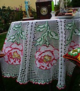 Úžitkový textil - Krásna Izabella - háčkované prestieranie - 2863516