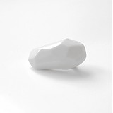Brošňa biela Krystalix / White