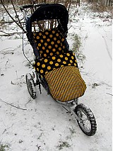 Detský textil - Ušijem originálny termonánožník na Váš kočík - 290137