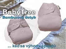 Detské doplnky - Snežienka - Kapsovka s bambusovým dotykom (veľ.S-M-L) - 2926609