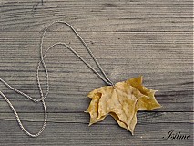 Náhrdelníky - Autumn leaf - NEPREDAJNÝ - 2988473