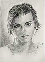 Kresby - Portrét podle fotografie - uhel, formát A3 - 3028261