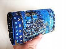 Peňaženky - Luxusní Šelmička v modré II - 16 x 10,5 - 3101834