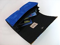 Peňaženky - Luxusní Šelmička v modré II - 16 x 10,5 - 3101840