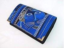 Peňaženky - Luxusní Šelmička v modré III - 14 x 10,5 - 3101858