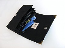 Peňaženky - Luxusní Šelmička v modré III - 14 x 10,5 - 3101859