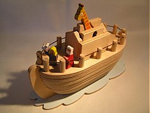 Hračky - Noemova archa 2 - drevená skladačka pre deti - 311921