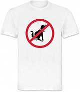 Topy, tričká, tielka - Zákaz venčenia psov - 3123089
