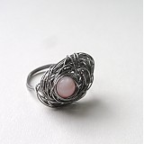 Prstene - s růžovou perletí.. - 3160735